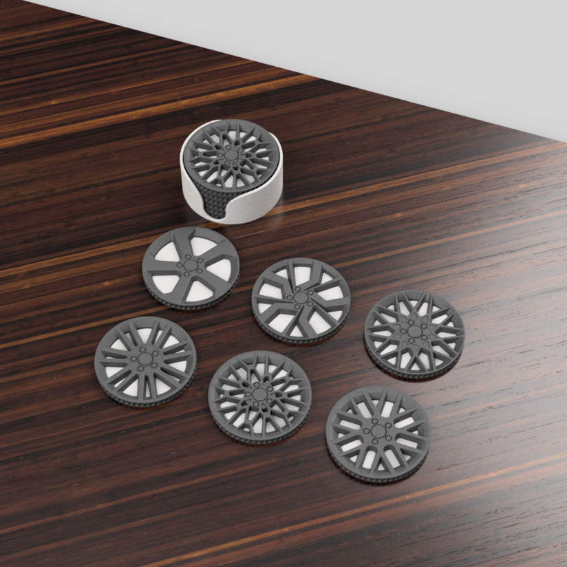 Iconic Petrol Head Coasters - Set of 6